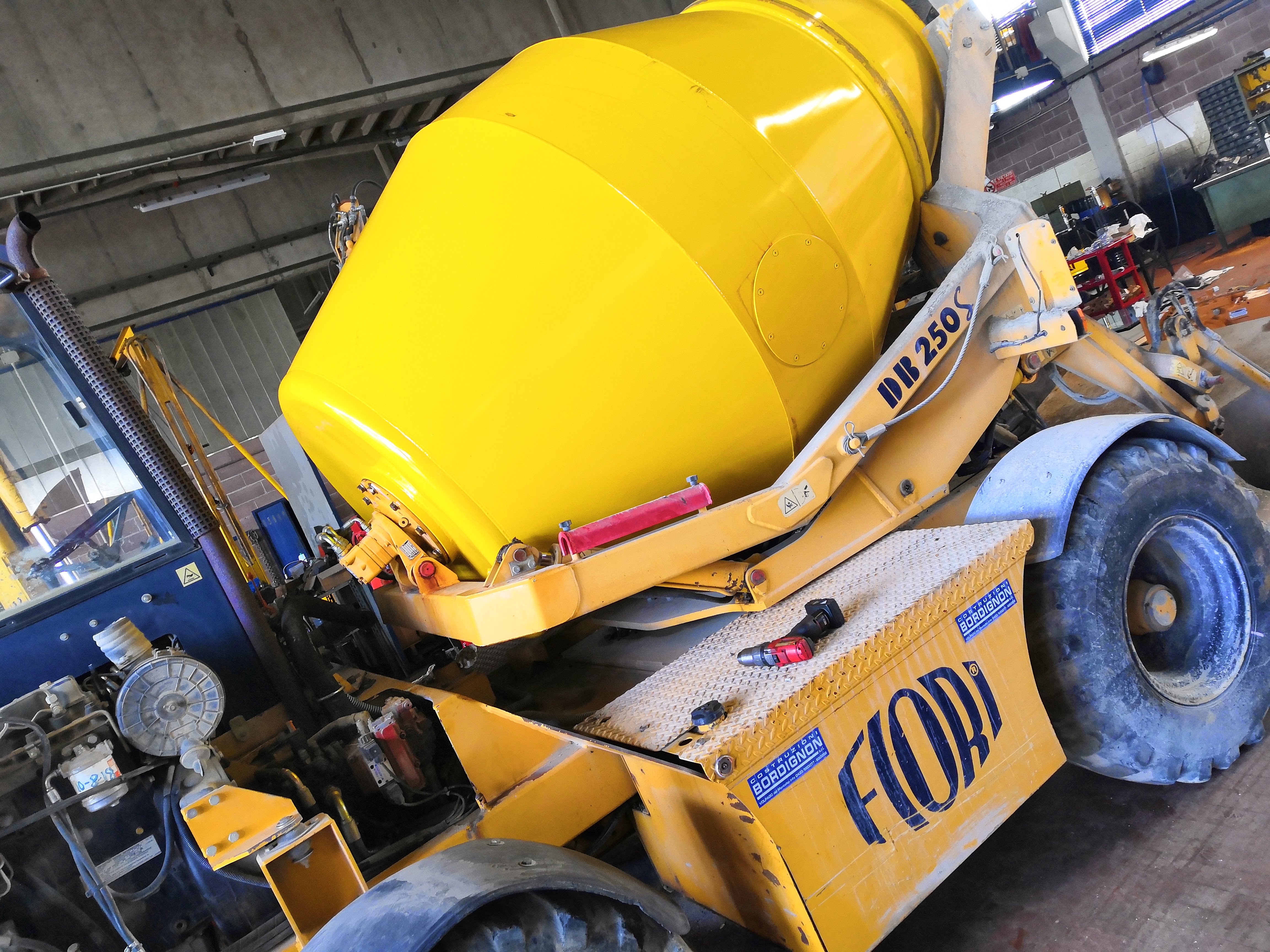 SOSTITUZIONE CISTERNA DUMPER BETONIERA