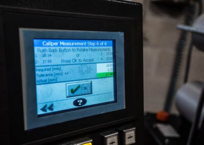 Display della pressa per tubi Caterpillar